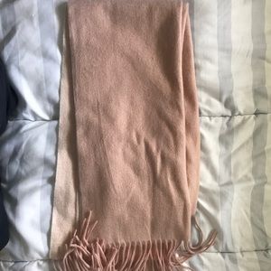 Pink cashmere scarf